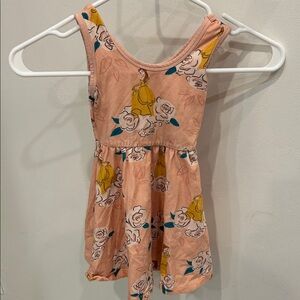 Rags to Raches Peach Dress with Rose and Character Design